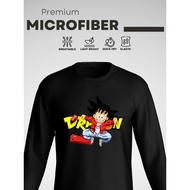 MICROFIBER DRAGON BALL jersey baju pancing muslimah motor sport man long sleeves tshirt lelaki jersi