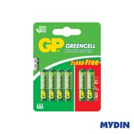 GP Greencell Extra Heavy Duty Battery AAA (4's) FOC Battery AAA (2's)