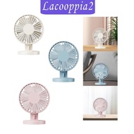 [Lacooppia2] Small USB Desktop Fan Cooling Fan Electric Table Fan Compact with 2 3inch Tall Personal Fan for Bedrooms Multipurpose