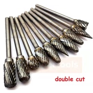 10pcs Tungsten Carbide Burr 6x3mm Rotary Porting Tool Mata Porting Mata Korek