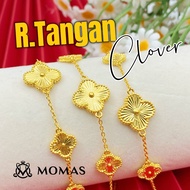 Rantai Tangan Clover Bajet Emas 916 Tulen Rantai Tangan Coco Emas 916 Rantai Tangan Emas 916 Tulen E