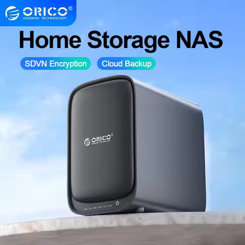 ORICO 2/5 Bay NAS MetaBox Home Storage 3.5" Type-C Network Attached Storage Support Remote Access Sh