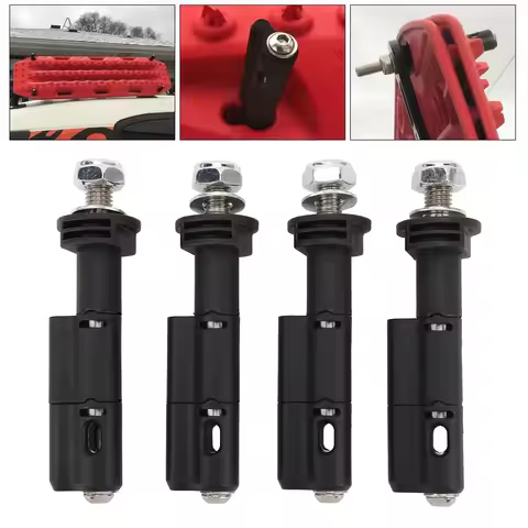 4PCS 17mm Mounting Pins Replacement for MaxTrax MKII LITE and Mini Recovery Traction Boards Theftpro