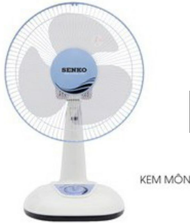 Quạt điện Senko cao cấp - Quạt bàn B3- B1213- nút vặn