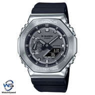 Casio G-Shock GM2100-1A GM-2100-1A Standard-Bearer Metal-Clad Octagonal Black Resin Band Watch