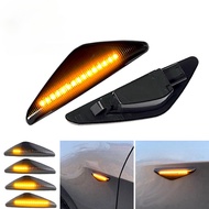 Applicable to BMW X3 F25 X5 E70 X6 E71 Led Running Water Fender Lights Side Signal Lamp(2 piece Left light and right light）