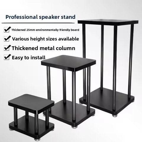 1pcs Speaker Stand Desktop Base Bracket Tripod Screw Feet Anti-Vibration Stand Floor Stand Audio Spe