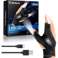 Hadiah Hinshark untuk lelaki, sarung tangan dengan cahaya, aksesori memancing, hadiah lelaki, alat h