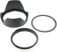 ZEROPORT JAPAN ZPJGREENhanten55 Flower Lens Hood, 2.2 inches (55 mm), Inverted Storage, Screw-in Typ