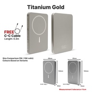 (MY) LionShield 3C/CCC Certified PD 22.5W/20W/15W Magnetic Powerbank Fast Charging Wireless Power Ba