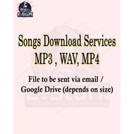 Songs Download Services MP3, wav, Mp4 下载歌曲服务