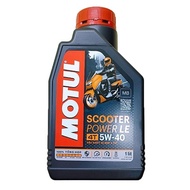 Motul Soaker Power LE (5W40) and Motul Scooter LE (10W-40)