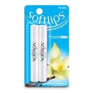 Set of 2 Softlips lip balms 2x2g - Vanilla (set) (USA)
