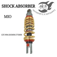 LTC 004 1PIECE REAR SHOCK ABSORBER FOR MIO 265-275MM ADJUSTABLE COLOR GOLD