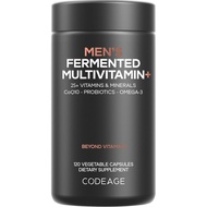 Multivitamin Harian Lelaki Codeage – 25+ Vitamin & Mineral Penting, Makanan Seluruh Organik, Probiot