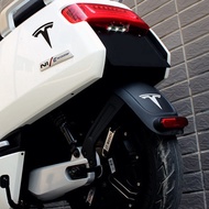 Motorcycle Tesla logo sticker pure electric car sticker maverick electric car creative funny car sti