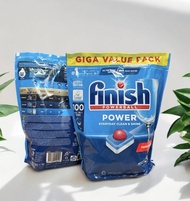 Finish ผลิตภัณฑ์ล้างจานชนิดเม็ด 80เม็ด 100เม็ด  Power All in1 เม็ดน้ำยา​ น้ำยา​ล้างจาน​ชนิดก้อน​ เม็