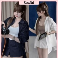 Set 3 Piece: 2-piece shirt with pants and skirt with long-sleeved shirt - Youthful, Dynamic, Chic - 