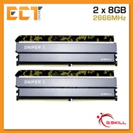 G.Skill Sniper X 16GB (8GBx2) DDR4 2666MHz Gaming Desktop RAM(F4-2666C19D-16GSXK
