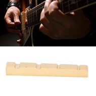 Welcomehome String Nut  38mm Portable Bass Nut Slotted for Acoustic Guitar
