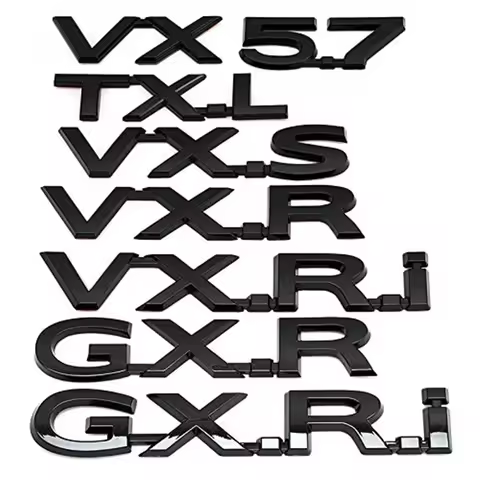 Car Trunk Sticker for Toyota Land Cruiser Prado Landfree VX TX TX.L VX.L 5.7 V6 V8 GXR VXR VXS VXRi 