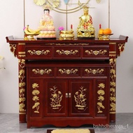 🚢Solid Wood High Altar Incense Burner Table Home Buddha Shrine Buddha Niche Modern Altar Cabinet Altar Buddha Cabinet Bu