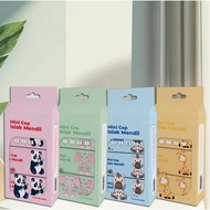 Mini Wet Wipes Travel Size Wet Wipes 1 Pack of 8 Packs / Non-Alcoholic Wet Wipes