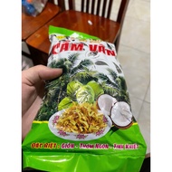 IQ Food dried coconut 200g, Cam Van 240g pack, Crispy dried coconut, Ben tre specialty