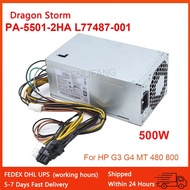 NEW 100-240V For HP 480 280 288 680 800 600 400 G3 G4 500W Power Supply L77487-001 L89233-001 PA-550