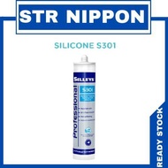 Selleys S301 Silicone Sealant 330g (Black, Clear, Gray, White)