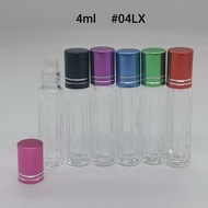 [ 24 Pcs/set ] 3.5 - 4.0mL Roll On Refillable Bottle / Botol Minyak Wangi Roller ( 04LX)