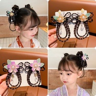 Girls Hanfu Headwear Girls Hanfu Headwear Super Immortal Hair Clips Children Hair Accessories Antique Head Flower Pair Clip Girls Hanfu Headwear Super Immortal Accessories Bow Wighaodada.my20240416