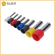 SUER 1200 Pcs Wire Ferrule Terminal Kit, Copper and PVC 8 Different Size Cold Pressed Terminals, Ass