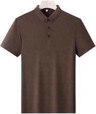 MMLLZEL Men's Casual Polo Shirt Lapel Golf Short Sleeve Business Daily Top T-shirt Casual Men's Clothing (Color : D, Size : 3XL code)