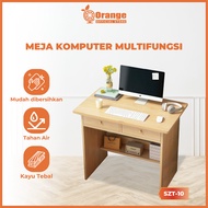 ORANGE Meja Kantor Dengan Laci / Meja Komputer Kayu / Meja Kerja Minimalis / Meja Belajar  SZT-11