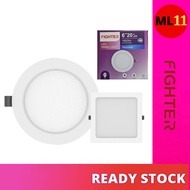 FIGHTER LED Downlight Ultra Slim LED Recess Downlight Round / Square Lampu LED Downlight (4-8inch) (