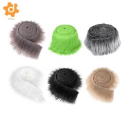 [utruiut0k] Faux Fur Fabric Shaggy Fur Fabric Costume Artificial Fabric Patches Fuzzy for Party Chri