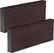 2Pcs Yootones Ebony Lumber Wood 121x40x10mm Blank DIY Wood Blocks for Music Instruments Guitar
