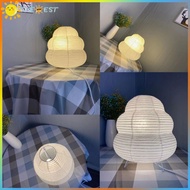 ❉THEBEST❉ Lantern LED Table Lamp Rice Paper Bedside Study Table Lamp for Home Decorations