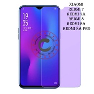Tempered glass blue xiaomi redmi 7 7a 8 8a a pro anti-radiation blue light screen protector