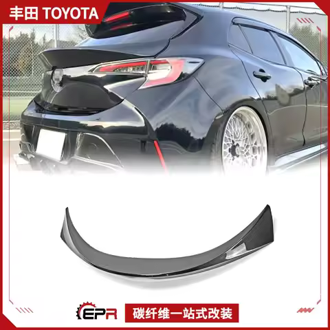 Suitable for Toyota Corolla two-car E210 carbon fiber modification, rear door mid-wing HWS spoiler t