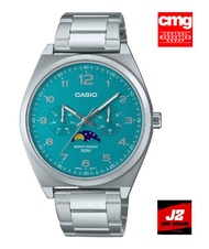 นาฬิกา moon phase สายแสตนเลส กับ CASIO MTP-M300D-3AVDF อุปกรณ์ครบทุกอย่างพร้อมใบรับประกัน CMG ประหนึ