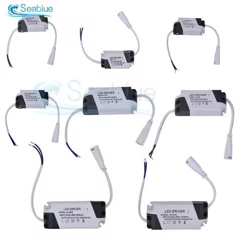 AC-DC LED Drive Power AC 85-265V 8-18W 8-24W 24-36W 3-4W 18-24W 12-18W 4-7W 8-12W Power Supply Light