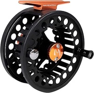 M MAXIMUMCATCH Maxcatch ECO Large Arbor Fly Fishing Reel (3/4wt 5/6wt 7/8wt) and Pre-Loaded Fly Reel