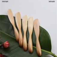 Read Stock 1Pc Wooden Butter Knife Cheese Spreader Handcraft Natural [leftright]
