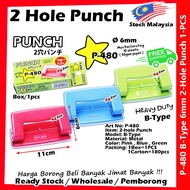 2 Hole Punch / Paper 6mm 2 hole Punch / A4 2hole Punch #Kijo #P-480 #2 #hole #Punch #6mm
