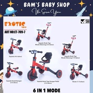 NEW!!! [FREE BUBBLEWRAP] BAMS CHILDREN'S TRICYCLE 3IN1 BIKEBalance EXOTIC AT 7901 7905 7906 ET 709 7