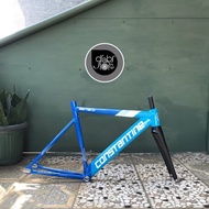 Frame Constantine Kombinasi biru fixie