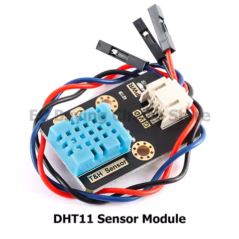5pcs/1pc DHT11 Temperature and Humidity Sensor Module 3.3/5V Single Bus Communication PH2.0-3pin for