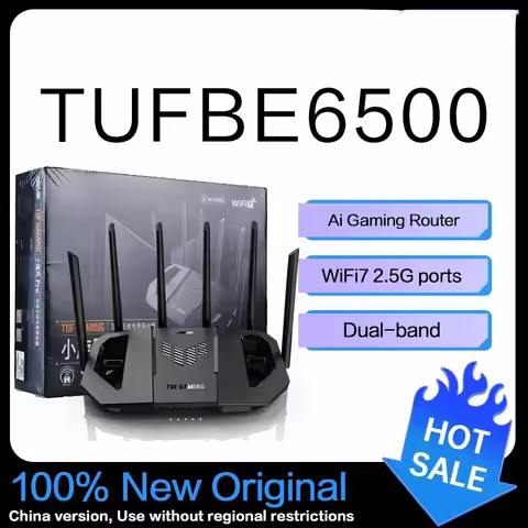 NEW WiFi7 TUF GAMING BE6500 Gaming Router Ai Router Home WiFi Random Group Routing BE3600